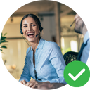 Icon image showing iAura Customer Support Team