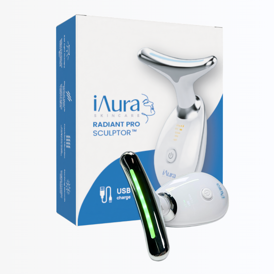 iAura Facial Sculptor Box and Device